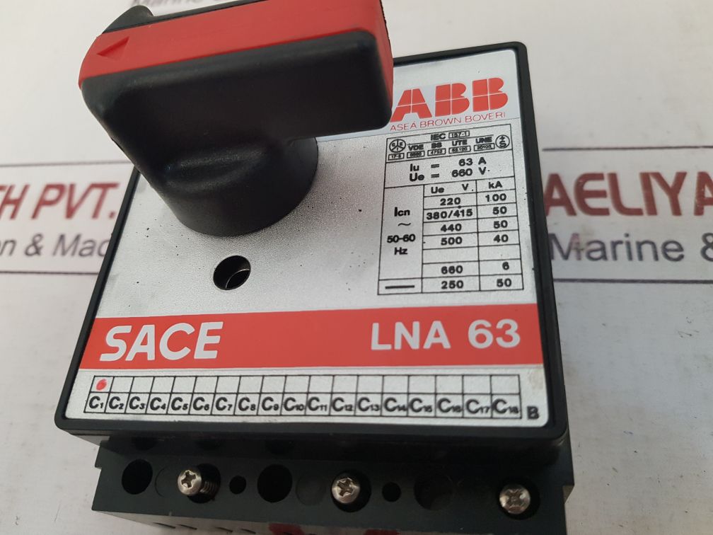 Abb Sace Lna 63 Limiter Circuit Breaker