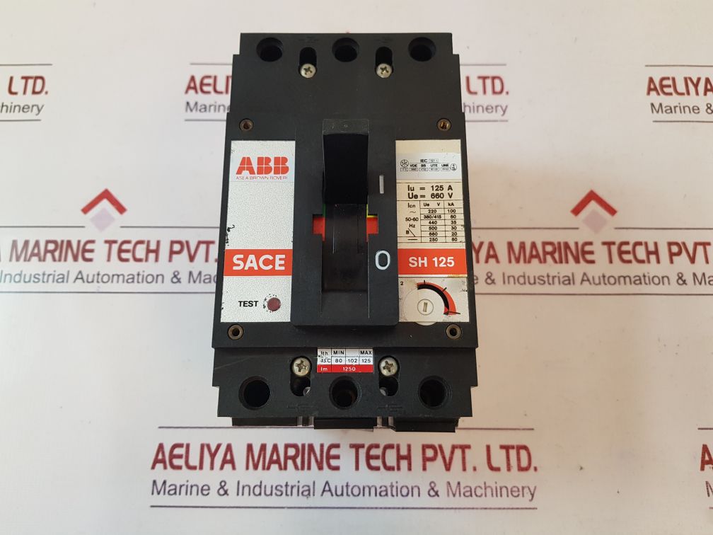 Abb Sace Sh 125 Circuit Breaker Min 80 Max 125