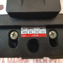 Abb Sace Sh 125 Circuit Breaker Min 80 Max 125
