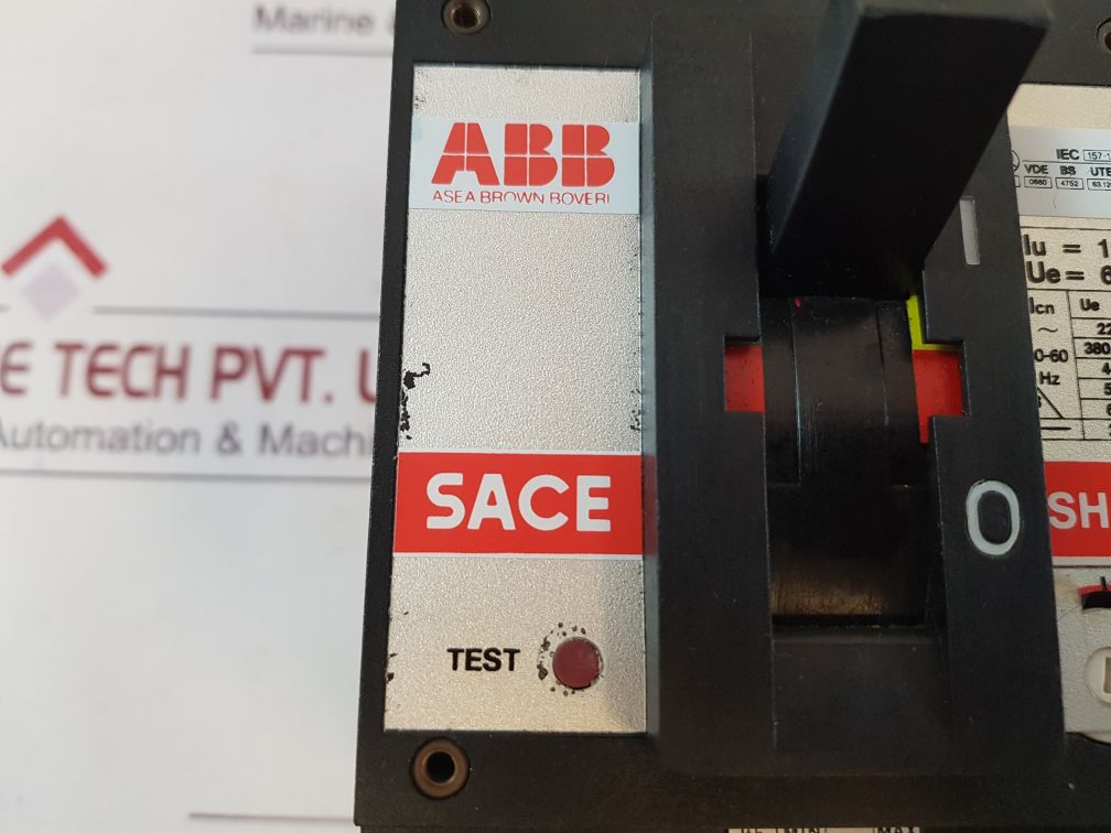 Abb Sace Sh 125 Circuit Breaker Min 80 Max 125