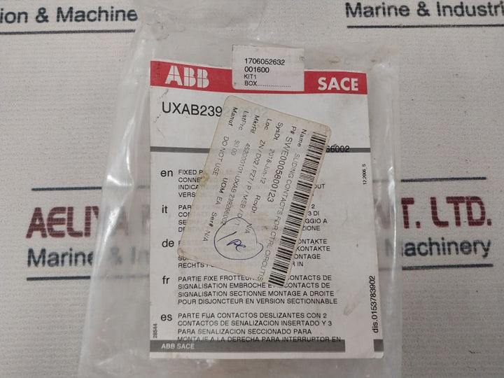 Abb Sace Uxab 239266 R002 Sliding Contacts For Ctrl Circuits