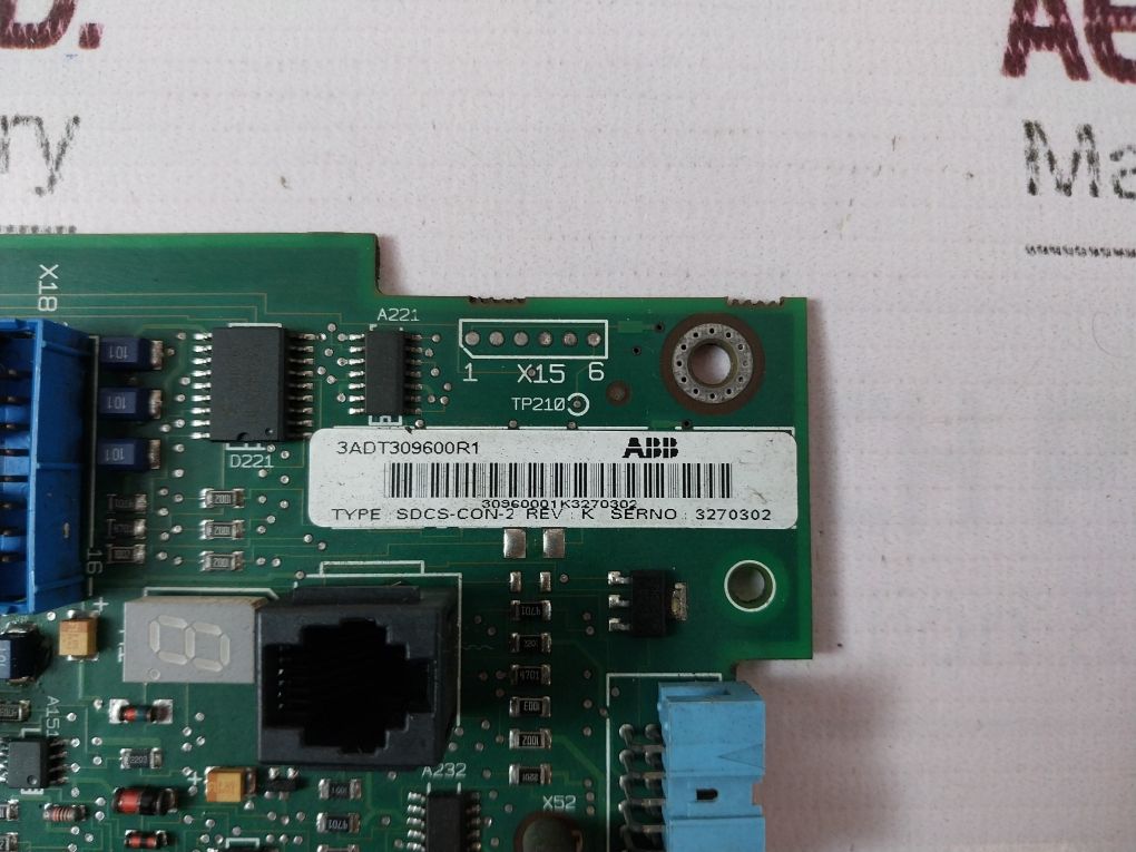 Abb Sdcd-con-2 Control Board 3Adt309611R6102