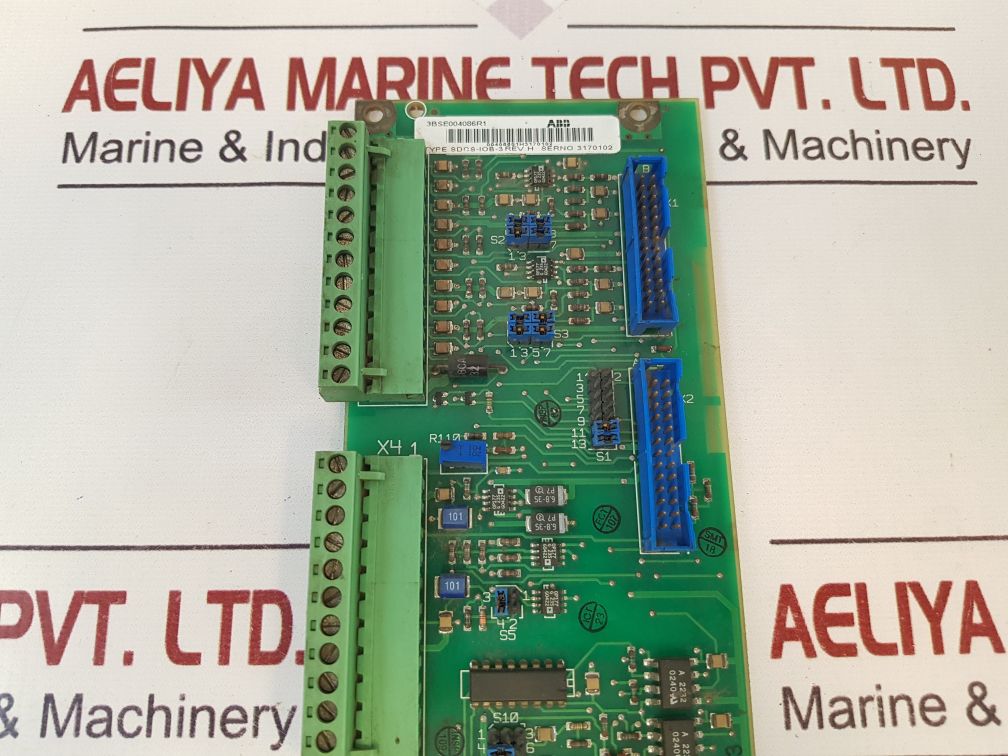 Abb Sdcs-iob-3 Rev H Connection Card 3Bse004086R1