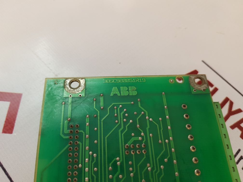 Abb Sdcs-iob-3 Rev H Connection Card 3Bse004086R1