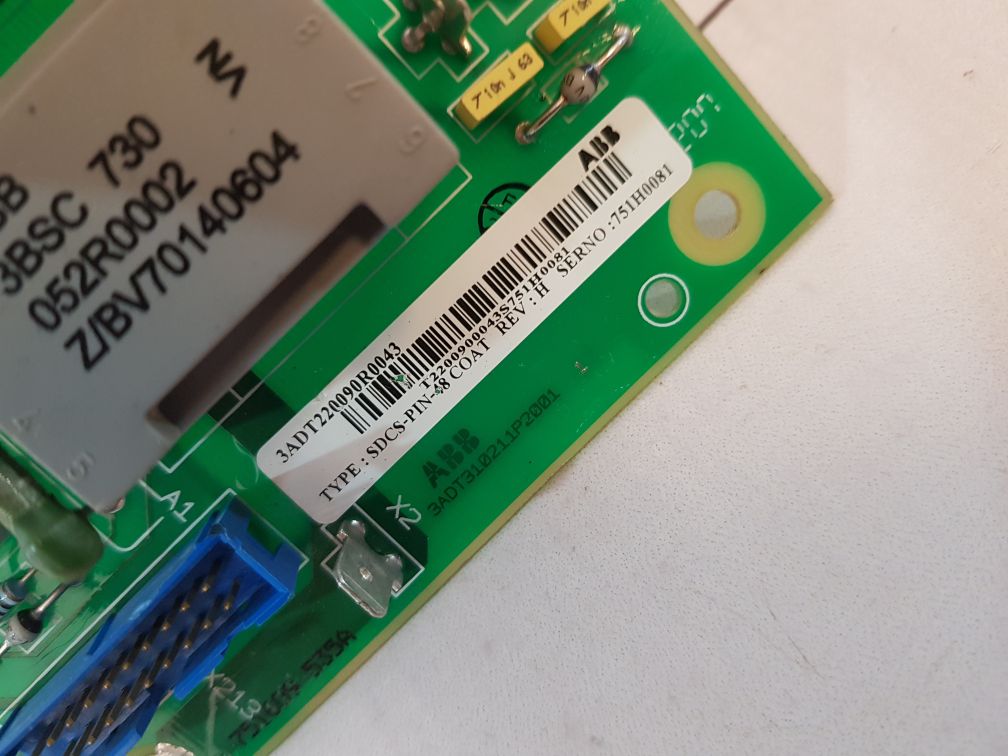 Abb Sdcs-pin-48 Coat Rev: H 3Adt220090R0043 Transformer Board 3Bse004939R0002