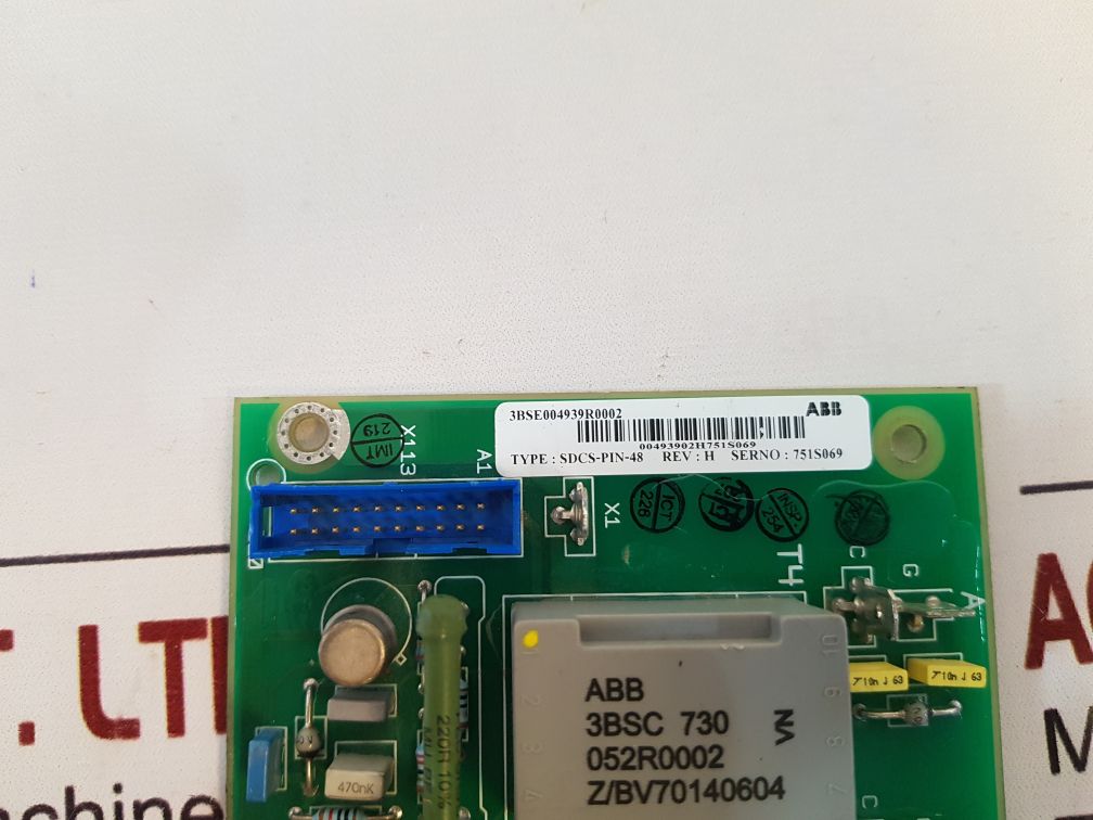 Abb Sdcs-pin-48 Coat Rev: H 3Adt220090R0043 Transformer Board 3Bse004939R0002