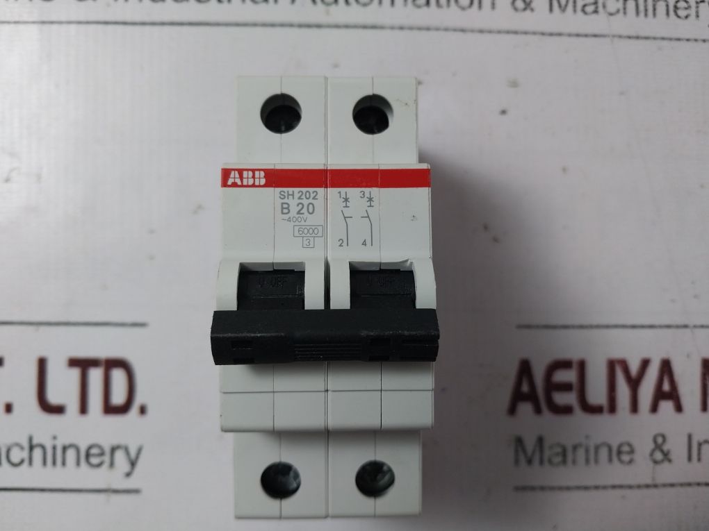 Lot Of 3X Abb Sh202 B20 Miniature Circuit Breaker 2Cds212001R0205