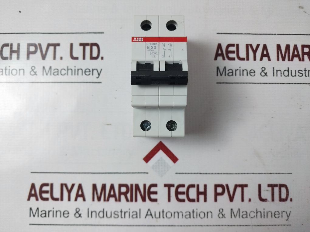 Lot Of 3X Abb Sh202 B20 Miniature Circuit Breaker 2Cds212001R0205