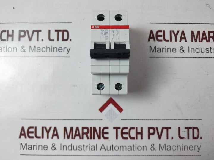 Lot Of 3X Abb Sh202 B20 Miniature Circuit Breaker 2Cds212001R0205