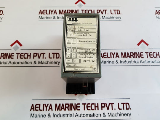 Abb Sidu Measuring Transducer 0---5Ma Dc