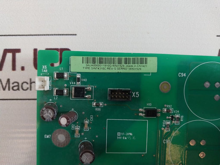 Abb Sint4310C Rev: G Drive Board