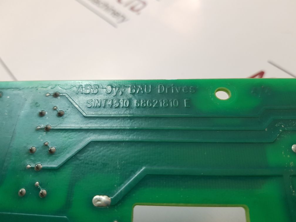 Abb Sint4510C Drive Board Rev L