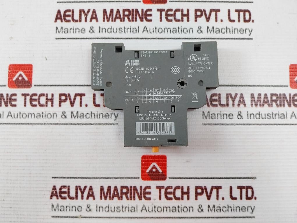 Abb Sk1-11 Auxiliary Contact 6A