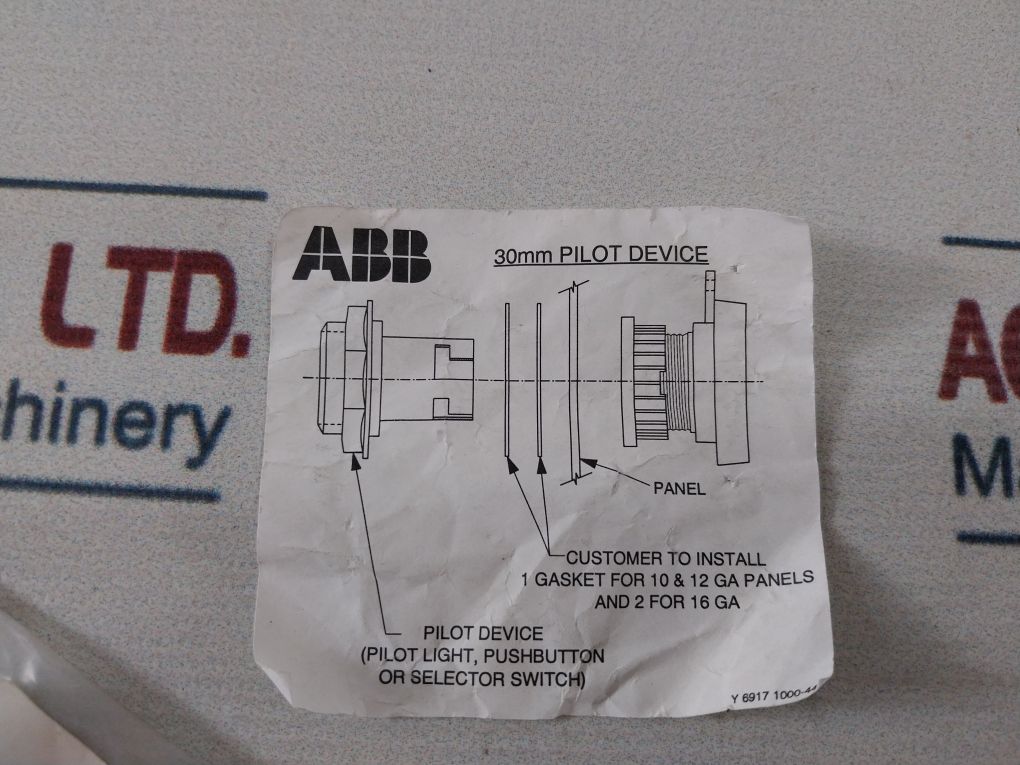 Abb Sk 616 003-a Contact Lamp Block