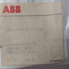 Abb Sk 829 002-b Auxiliary Contact Block 10A 600 V Ac