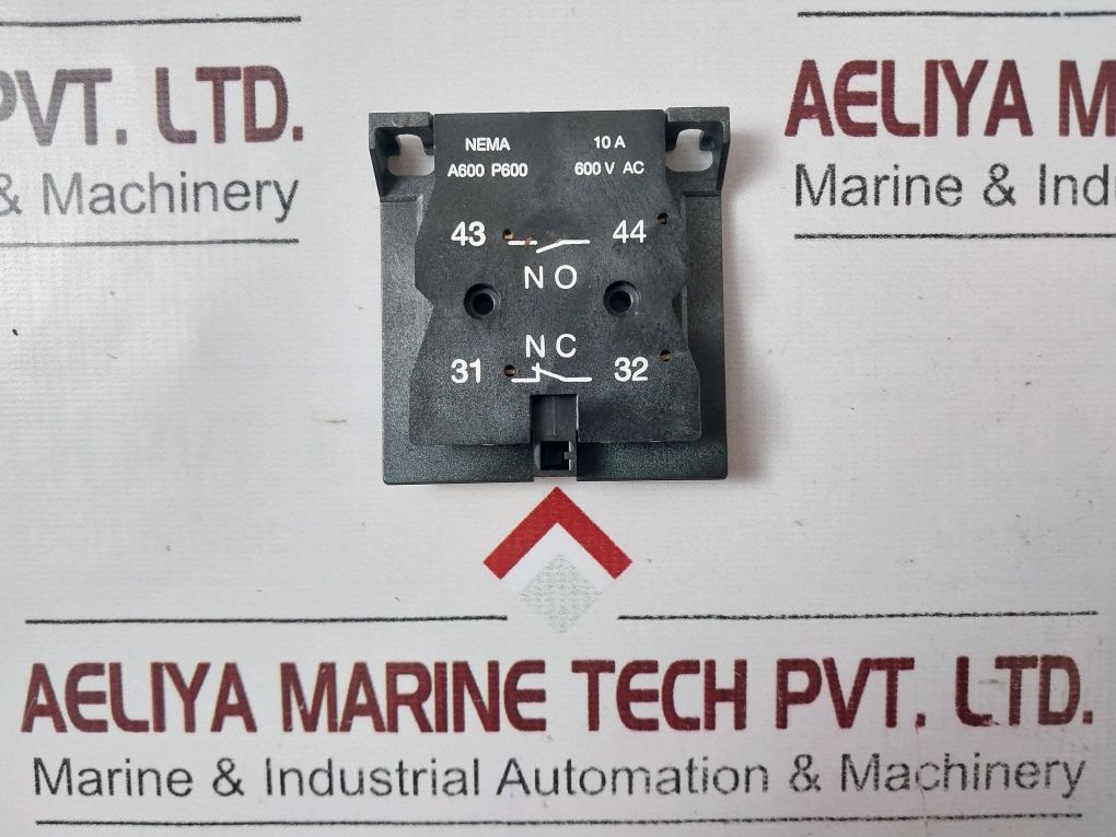 Abb Sk 829 002-b Auxiliary Contact Block 10A 600 V Ac