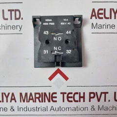 Abb Sk 829 002-b Auxiliary Contact Block 10A 600 V Ac