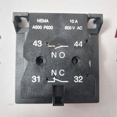 Abb Sk 829 002-b Auxiliary Contact Block 10A 600 V Ac