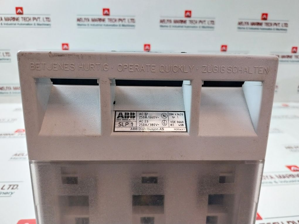 Abb Slp 1 Fuse Switch Disconnector 250A 660V