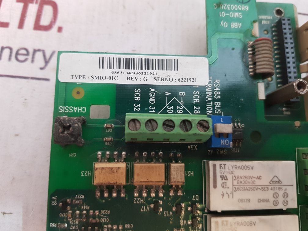 Abb smio-01c cpu motherboard rev: g