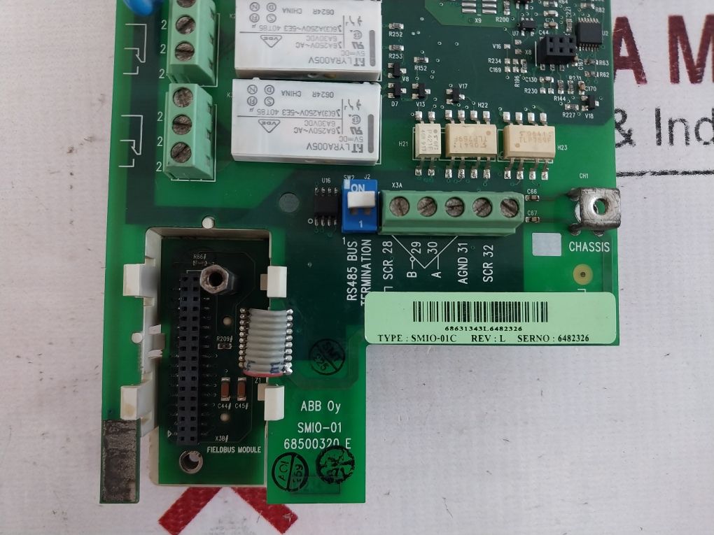 Abb Smio-01C Cpu Motherboard 68500320 E 
