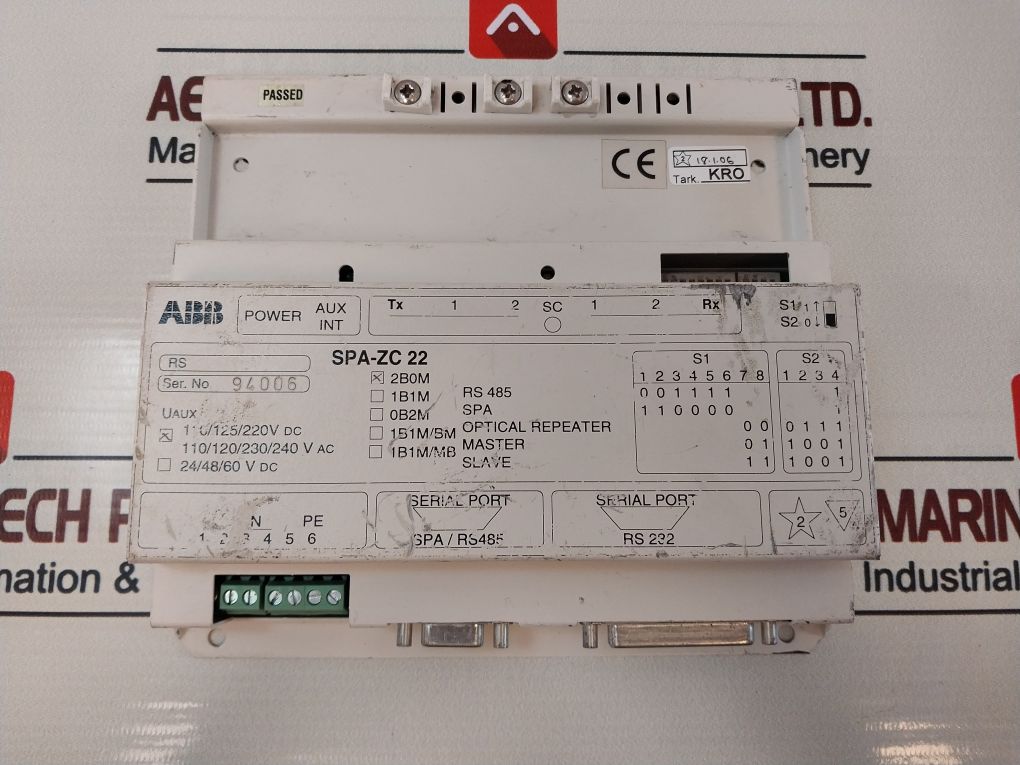 Abb Spa-zc 22 2B0M Bus Connection Module