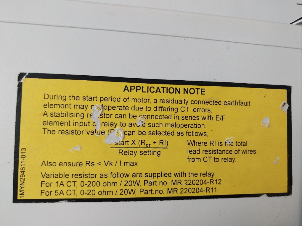 Abb Spam150C Network Control & Protection Relay Spcj 4D34,1Myn745605-a