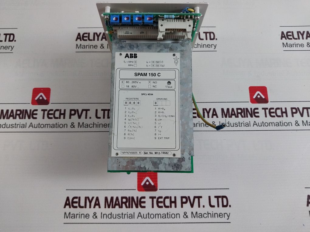 Abb Spam 150 C Motor Protection Relay 1Myn745605-a