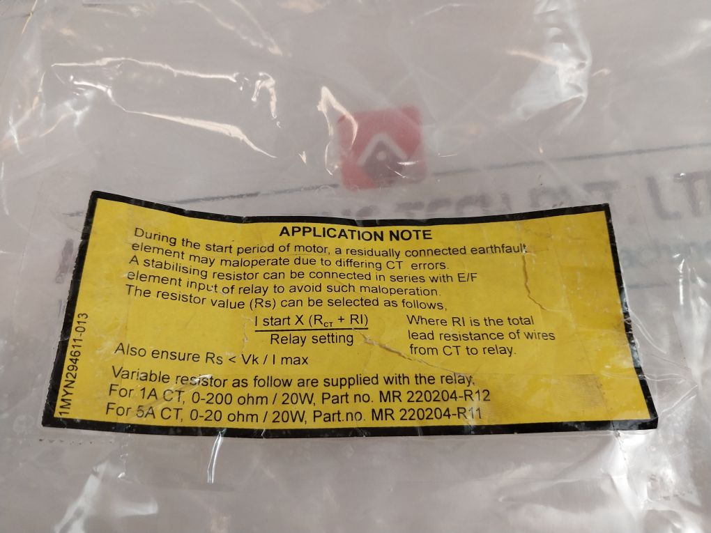 Abb Spam 150 C Motor Protection Relay 80-265V 50Hz