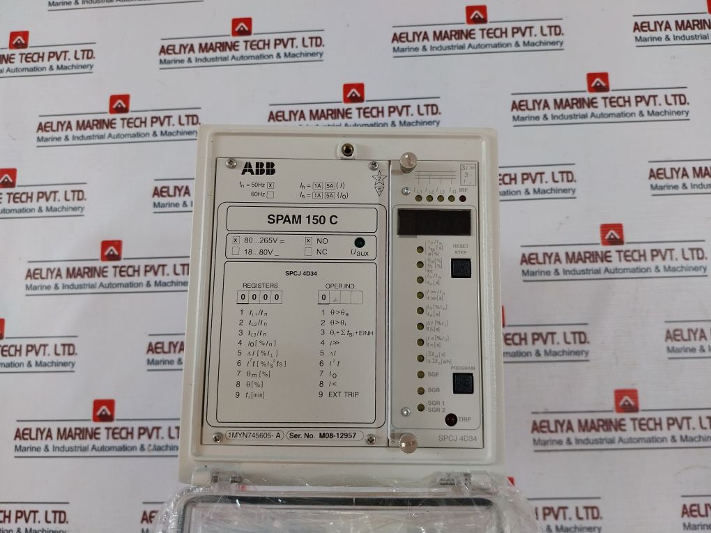 Abb Spam 150 C Motor Protection Relay Spcj 4D34-aa