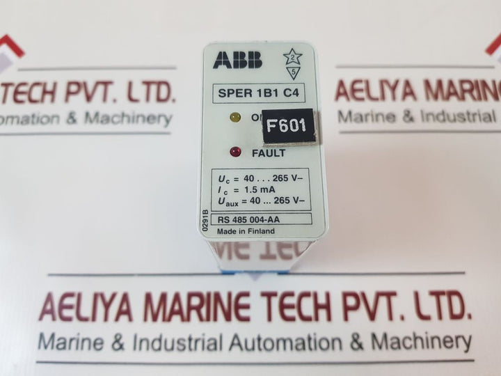 Abb Sper 1B1 C4 Circuit Supervision Relay With Base
