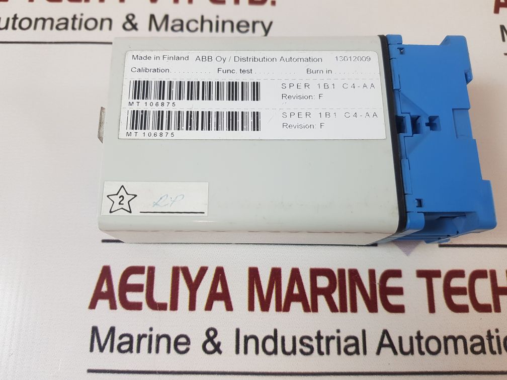 Abb Sper 1B1 C4 Circuit Supervision Relay With Base
