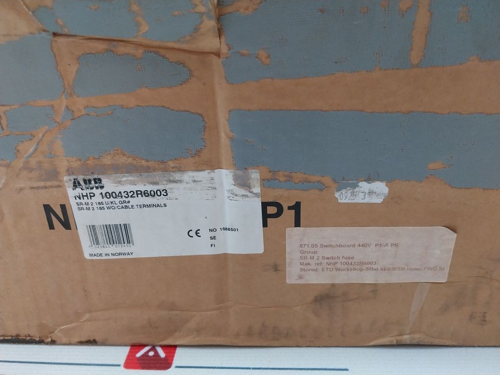 Abb Sr-m 2 Switch Fuse Terminal(Part Only)