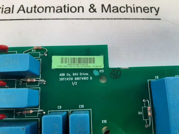 Abb Srfc4510C Rev B Inverter Rectifier Board ,Power Board
