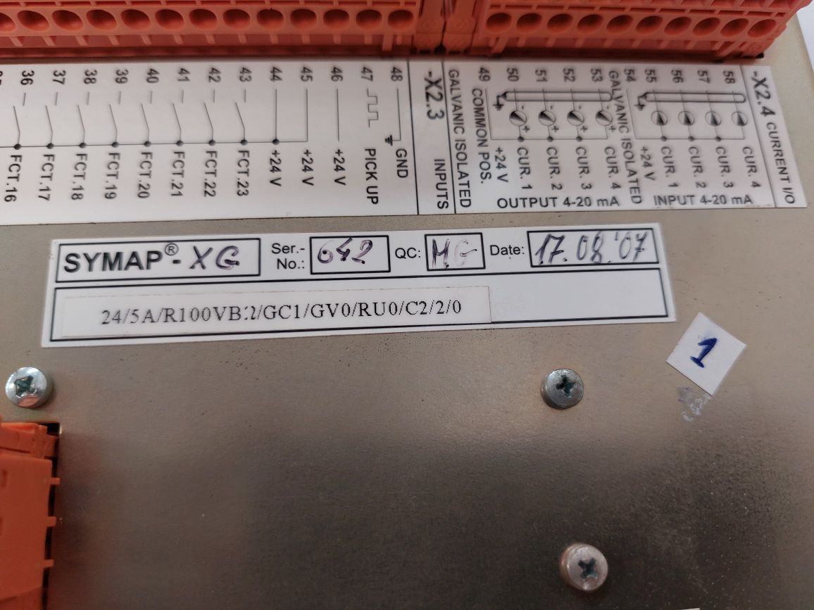 Abb Symap-xg Hmi Control Panel