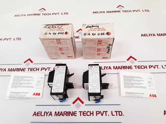 Abb T25 Du Overload Relay 0.4 To 0.63A New
