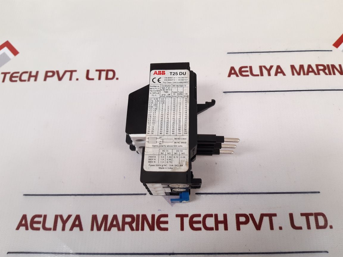 Abb T25 Du Thermal Overload Relay 1.7-2.4A
