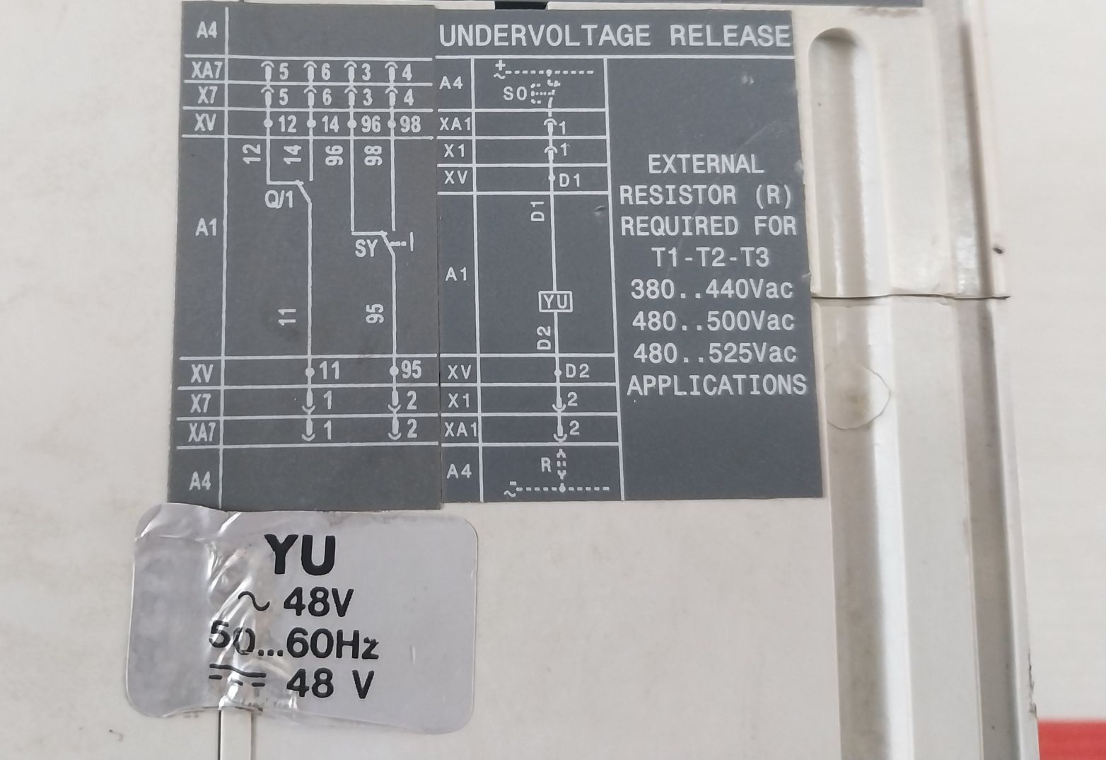 Abb T4S 250 Circuit Breaker 250A 50-60Hz