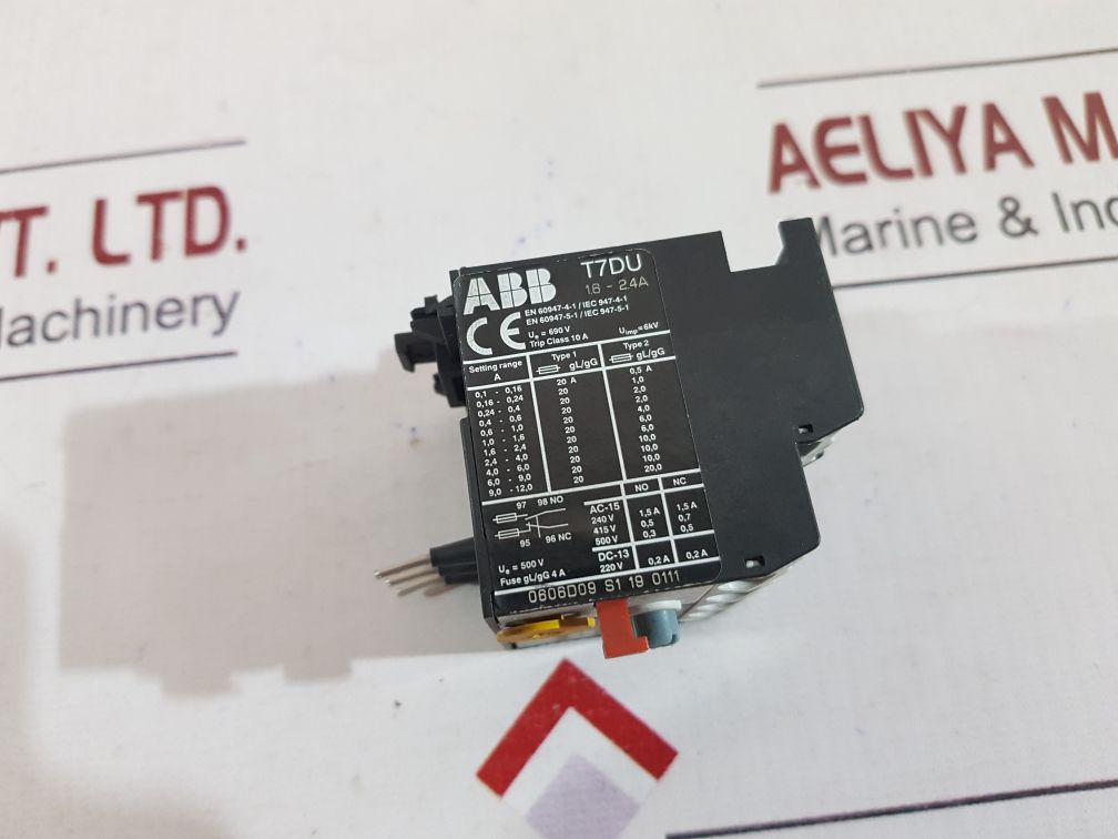 Abb T7Du Thermal Overload Relay 1.6-2.4A