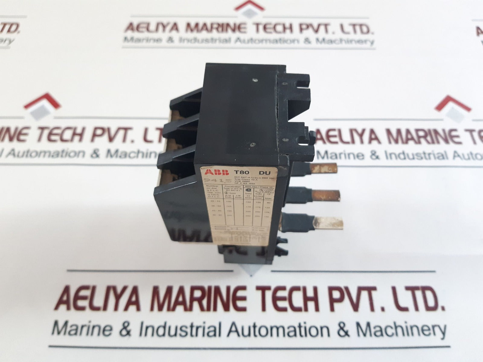 Abb T80 Du Thermal Overload Relay