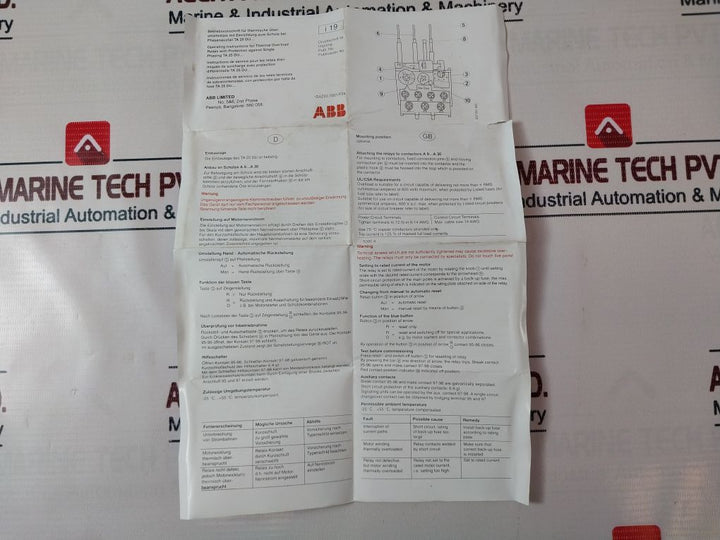 Abb Ta25 Du 11A