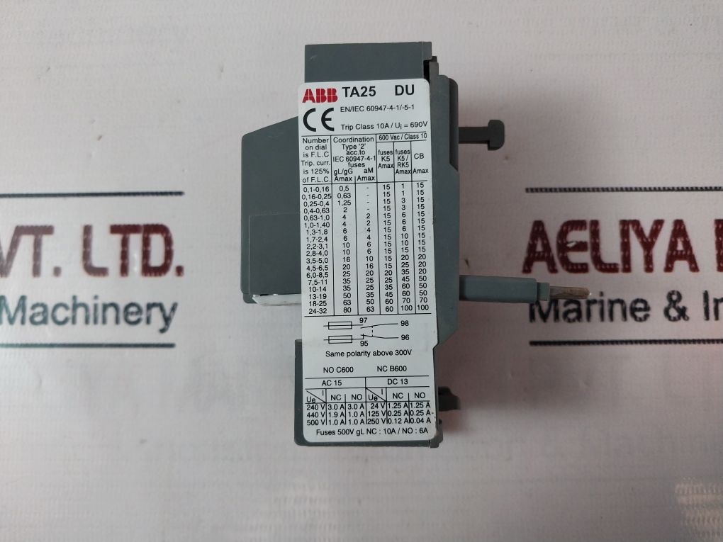 Abb Ta25 Du 600Vac 300V