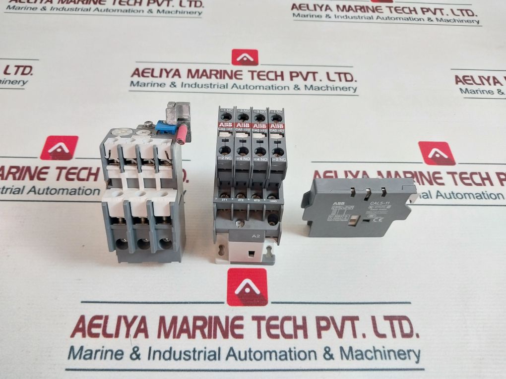 Abb Ta25 Du Relay,Ca5-10 Contactor With Cal5-11 Auxiliary Contact Block Set