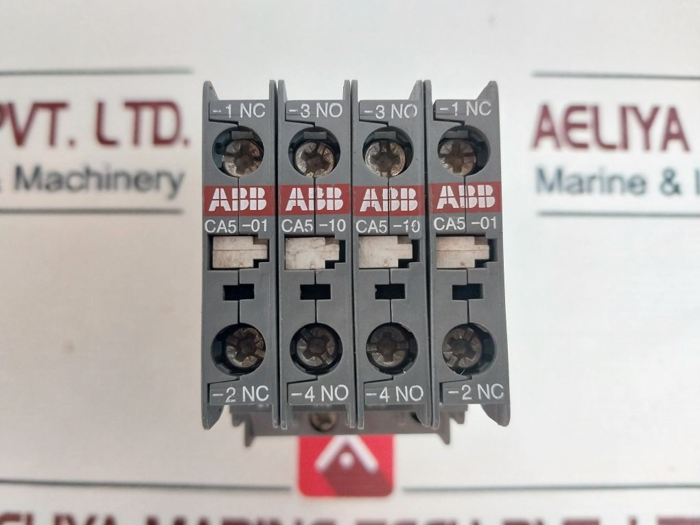 Abb Ta25 Du Relay,Ca5-10 Contactor With Cal5-11 Auxiliary Contact Block Set
