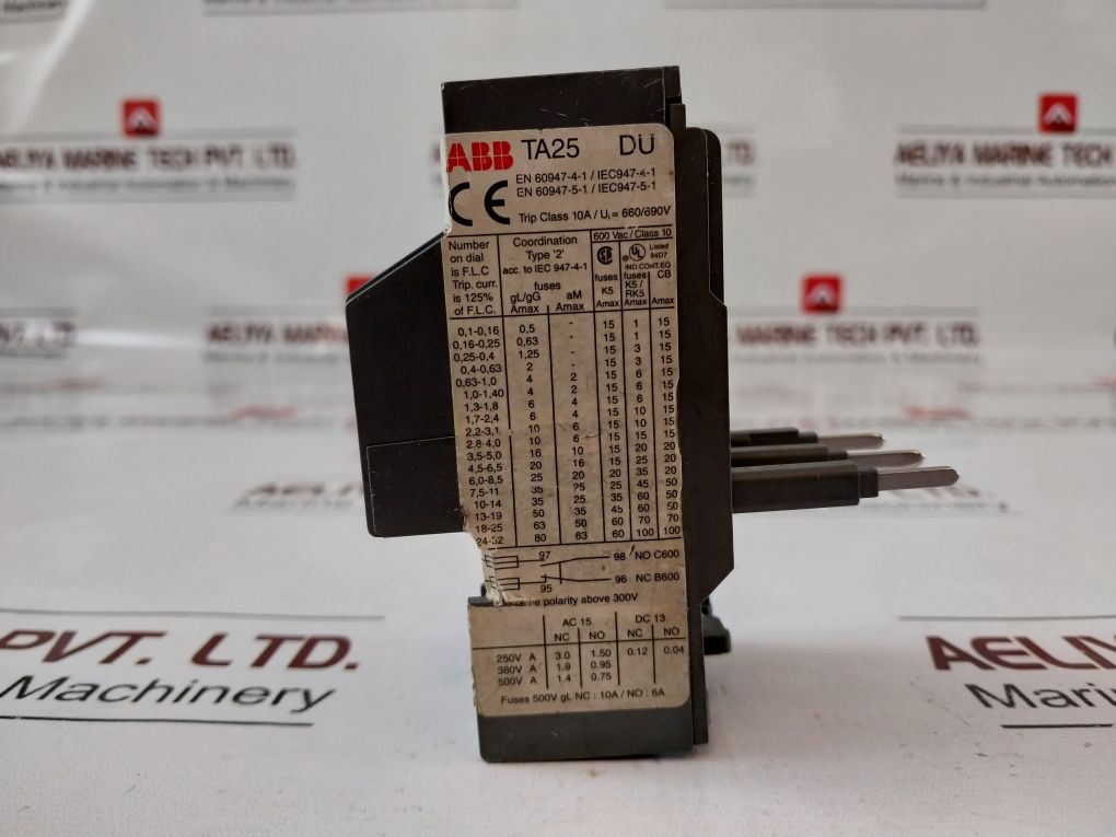 Abb Ta25 Du Overload Relay 2.2 -3.1A
