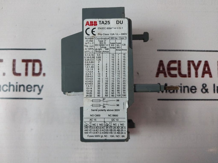 Abb Ta25 Du 600Vac