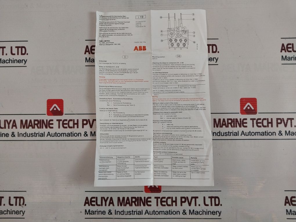 Abb Ta25Du-32