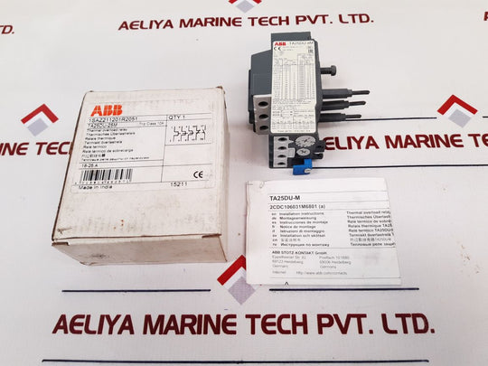 Abb Ta25Du-xm Thermal Overload Relay 18-25A