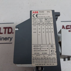 Abb Ta42 Du Overload Relay