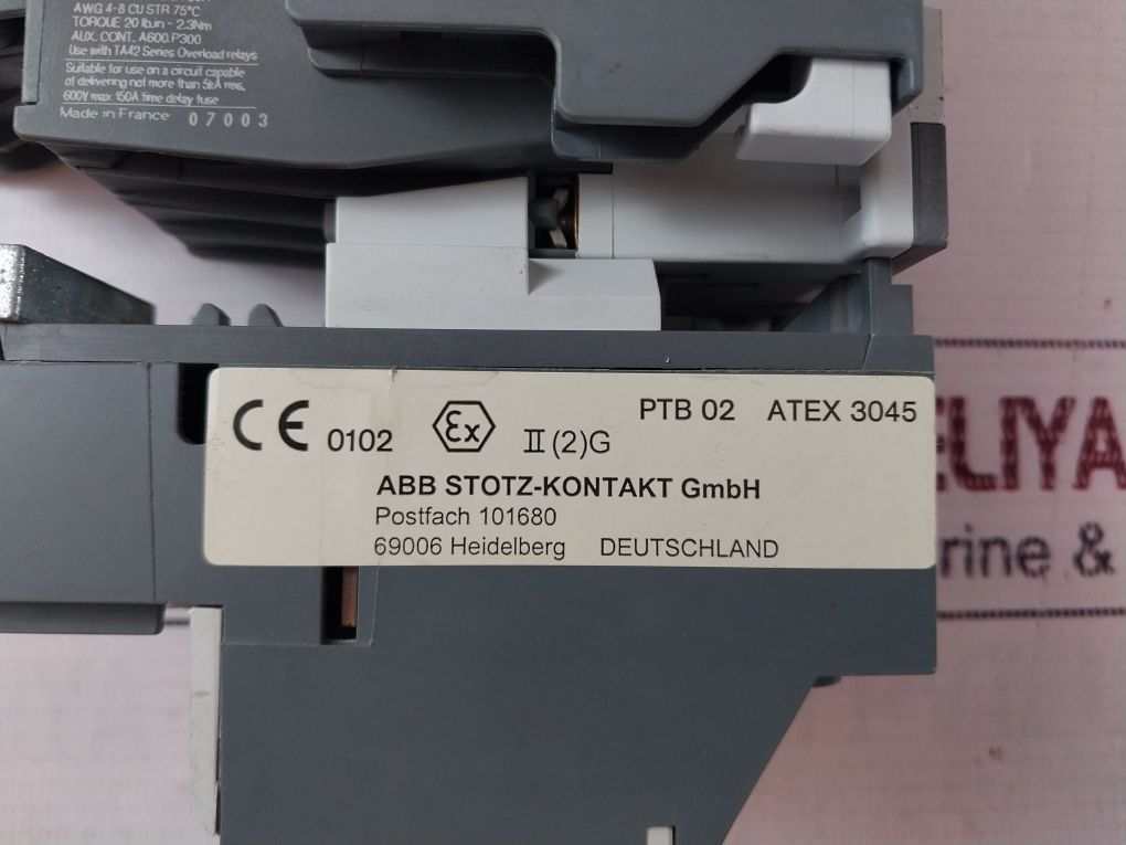 Abb Ta42 Du Thermal Overload Relay